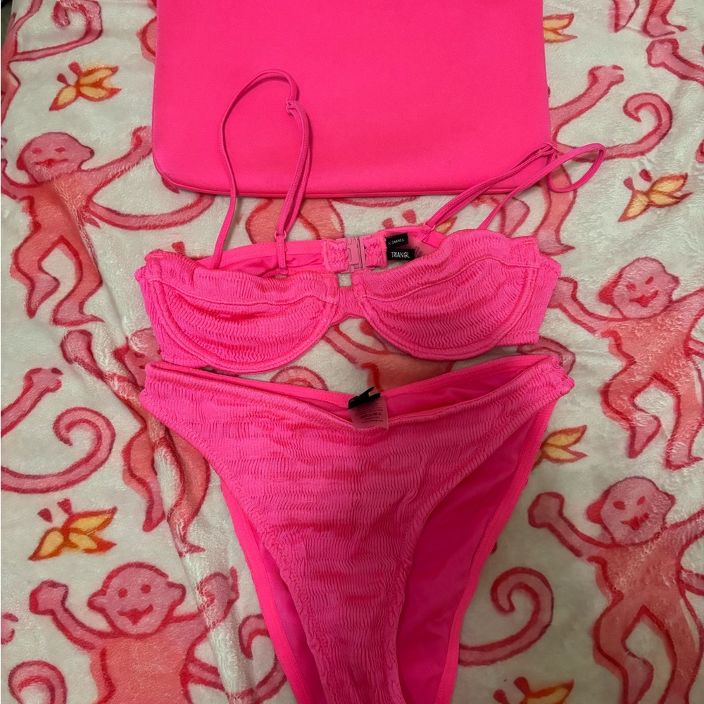 Triangl Vibrant Pink Bikini Set
